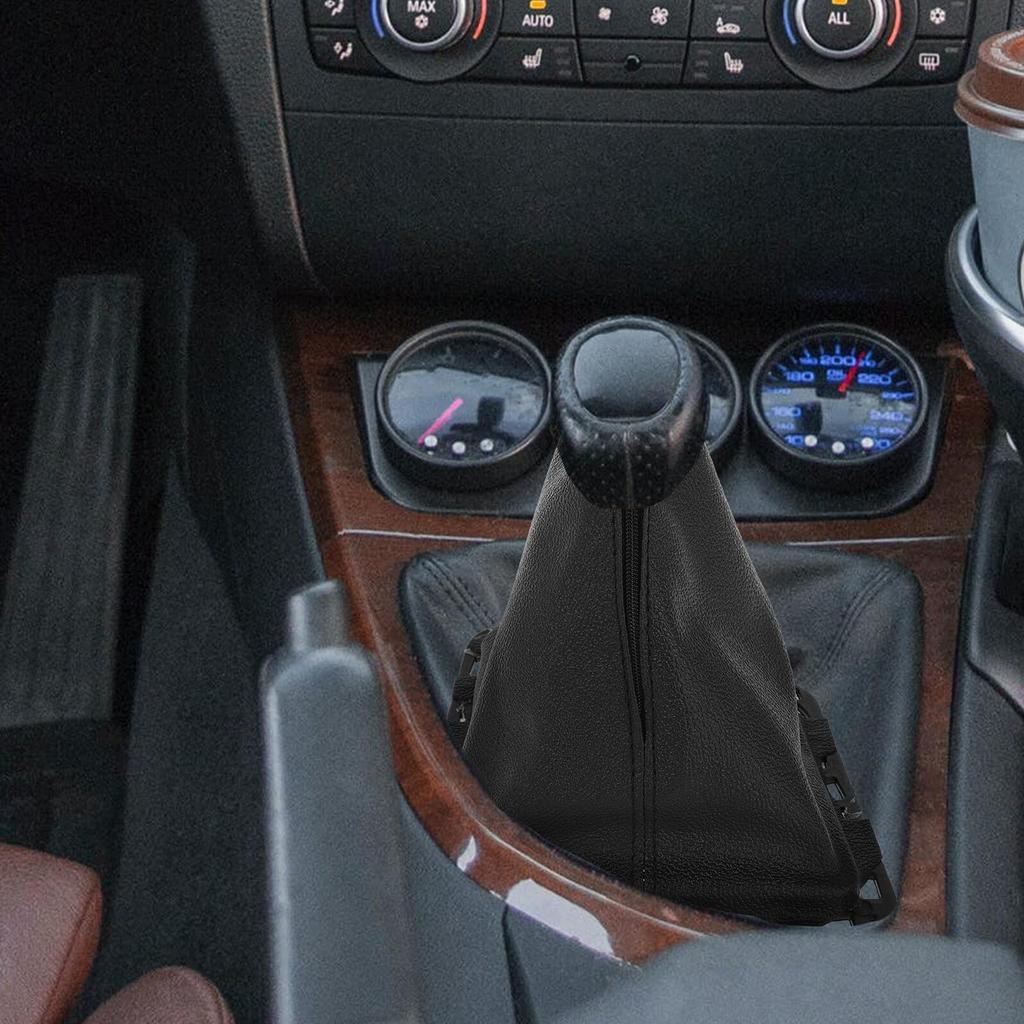 DECORNIJIA Чехлы на рычаг переключения передач Внутренняя накладка на ручку переключения передач Прочный Пыленепроницаемый Чехол для Автомобиля с Механической Коробкой Передач Герметичный Износостойкий Долговечный Защитный Дизайн