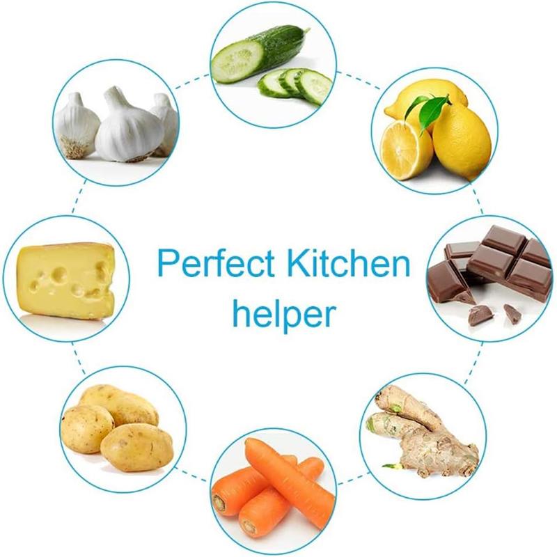 5 Colors Stainless Steel Lemon Grater Multifunctional Cheese Grater Sharp Stainless Steel Blade and Protective Cover