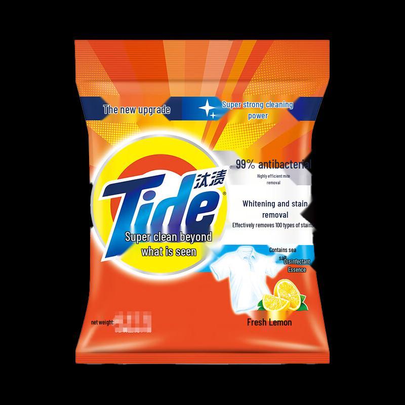 Tide Portable Lemon Scent Washing Powder with Tissue Packs