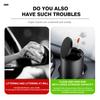AKO1 For Ford Car Trash Can Storage Box Alloy Organizer Vehicle Garbage Bin Focus mk2 mk3 mk4 Fiesta Ranger Mondeo S-MAX Kuga