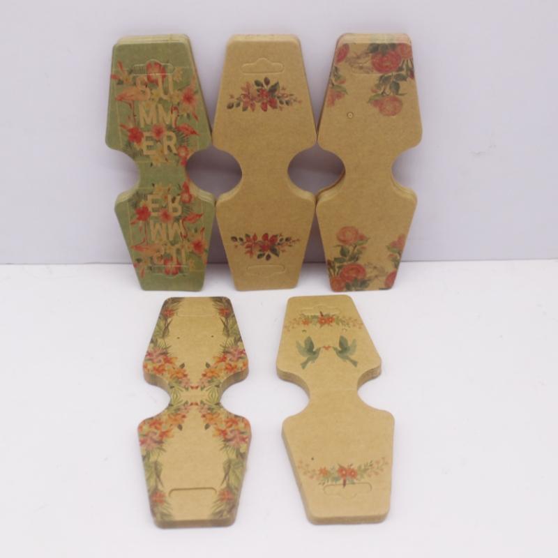 4,5x12 см набор из 50 украшений бумажная карточка ожерелье/браслет/аксессуар для волос этикетка для демонстрации