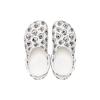 Crocs Classic Clog Skull Print Белые кроссовки унисекс Черные 208993-103