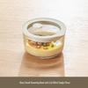 Стеклянная пароварка и микроволновая печь Genasi High Borosilicate с крышкой
