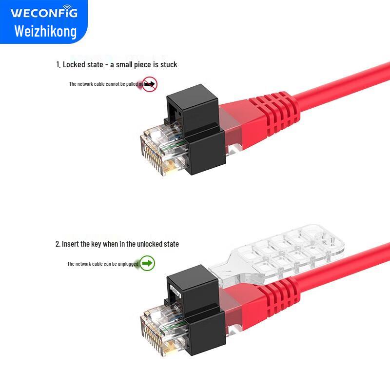 RJ45 Network Port Security Lock