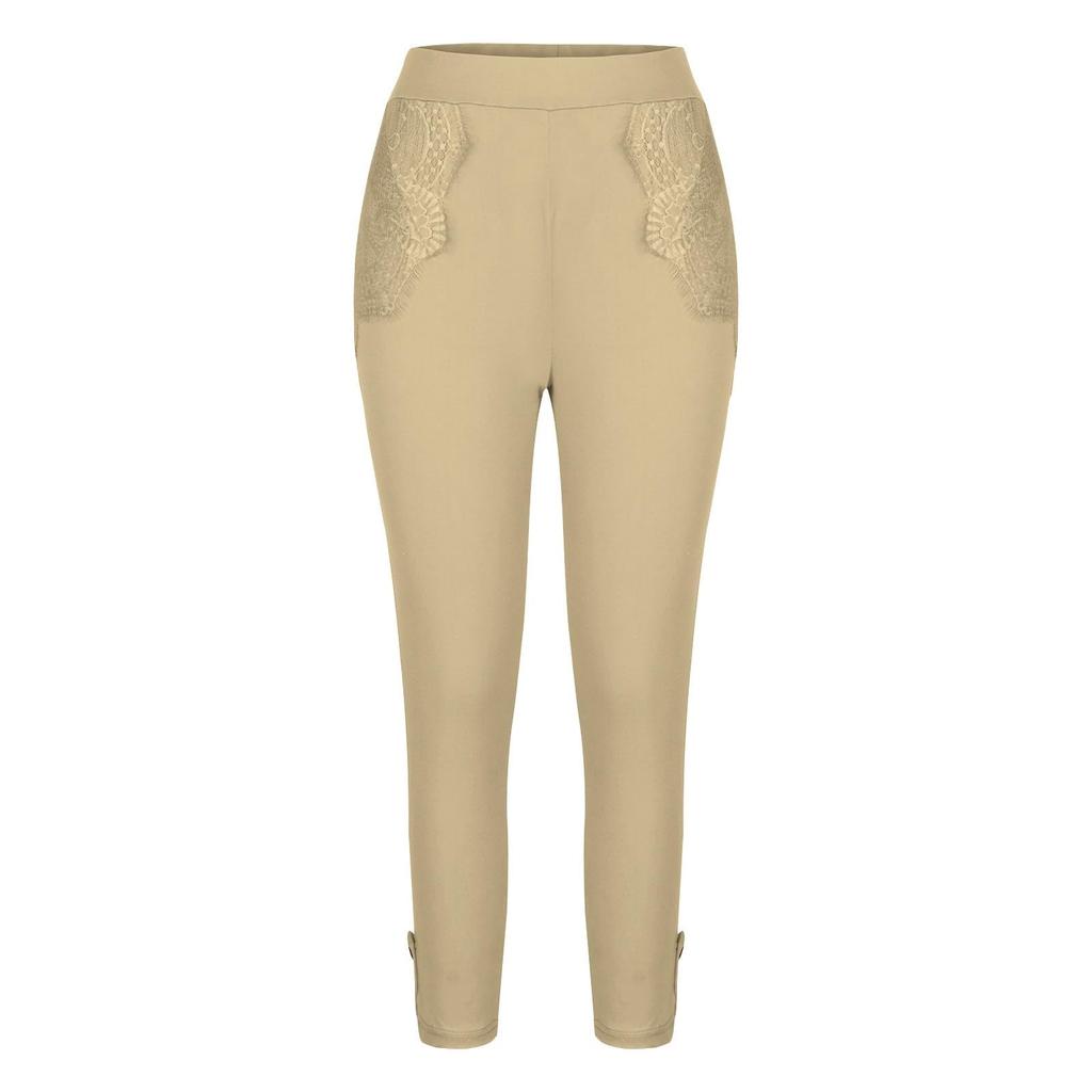 Женские летние эластичные капри с высокой талией на шнуровке, повседневные облегающие широкие брюки-капри