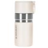 STANLEY Go Series Vacuum Insulated Stainless Steel Water Outdoor Water Warranty Included Japanese Bottle, 0.28L, Cream, Bottle, Bottle, (Official