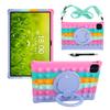 Поворотный на 360° чехол Универсальный Для Honor MagicPad 2 Pad GT Pro 2024 12,3" Мягкий силиконовый чехол-подставка С ручкой-захватом Плечевой ремень