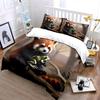 "Forest friends' tender embrace" Bedding sets Duvet covers Pillowcases(1* Duvet Cover 2* Pillowcases without duvet insert)