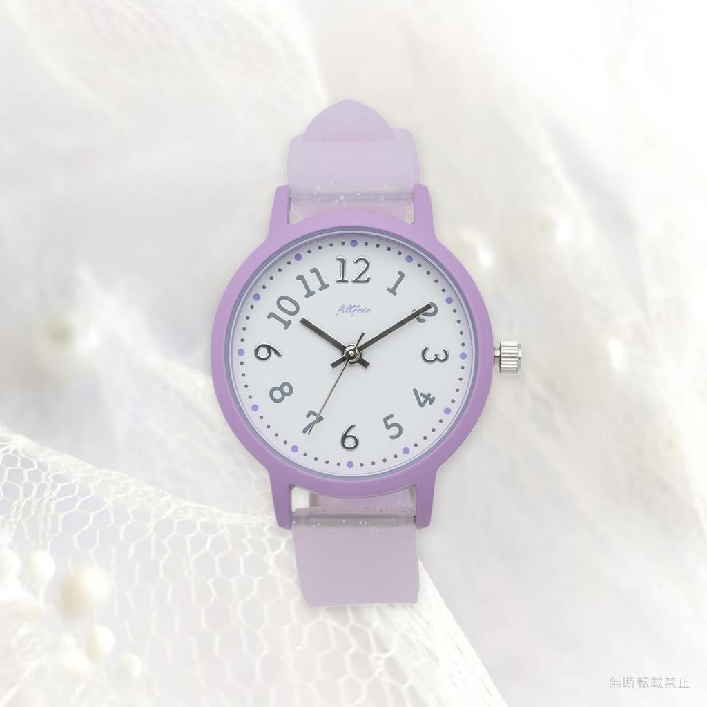 [Fieldwork] Женские часы с аналоговым силиконовым ремешком Lamibell Purple KDS014-4