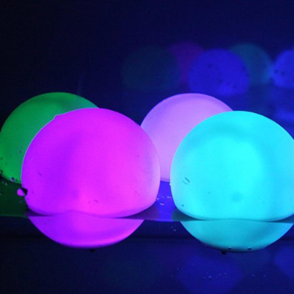 RGB цветной шар-светильник со светодиодной подсветкой и пультом дистанционного управления, водонепроницаемый надувной светящийся шар