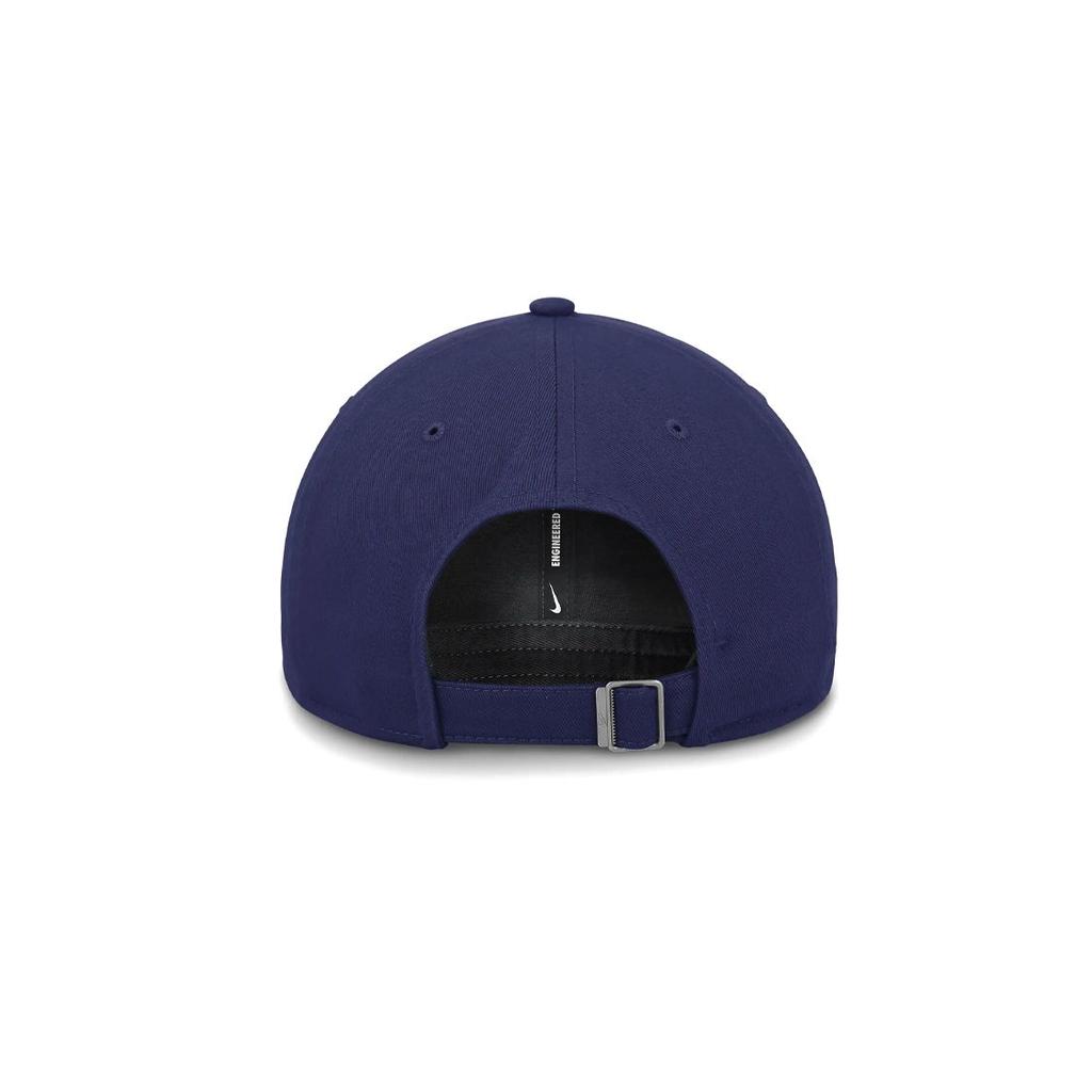 Nike Хлопковая бейсболка с деталью логотипа Мужские кепки Синяя NB014EULD-BEK