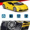 Масштаб 1/24 Welly Lamborghini Huracan LP610-4, модель автомобиля из сплава, литье под давлением, металлические игрушечные автомобили, модель автомобиля, коллекция высокой имитации, детские подарки