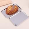 Nordic Stainless Steel Rectangular Tray Pastry Food Baking Plates Pallet Storage Disk Snack Cake Dish Organizer Tray Home Decor
