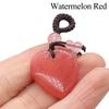 1 шт. брелок в форме сердца из натурального камня, брелок в стиле Ins Reiki Healing Crystal Agate Amethyst Jewel Stone для женщин, ювелирные изделия, подарок на День матери и День отца