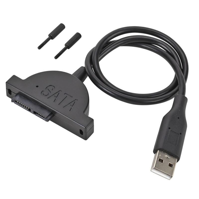 Кабель-переходник Sata в USB-адаптер 13p для оптического привода ноутбука Odd Cd DVD