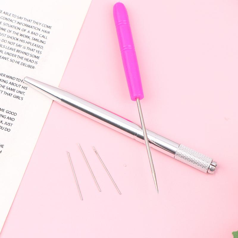 Набор игл для переустановки волос куклы, инструменты для перекраски детской головы, принадлежности для изготовления париков, набор аксессуаров