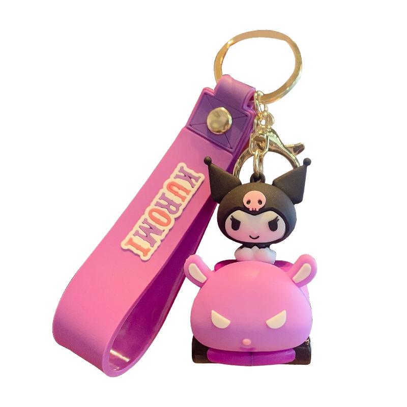 Милый мультяшный Sanrio Брелок для ключей автомобиля Подвеска для сумки Креативное украшение для автомобилей Карточка с тигром Jg-1083