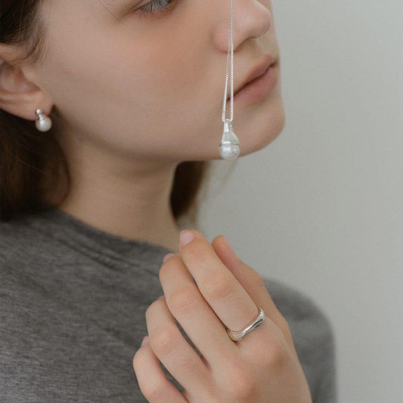 NORMALLEE [Silver 925] Wavy Ring