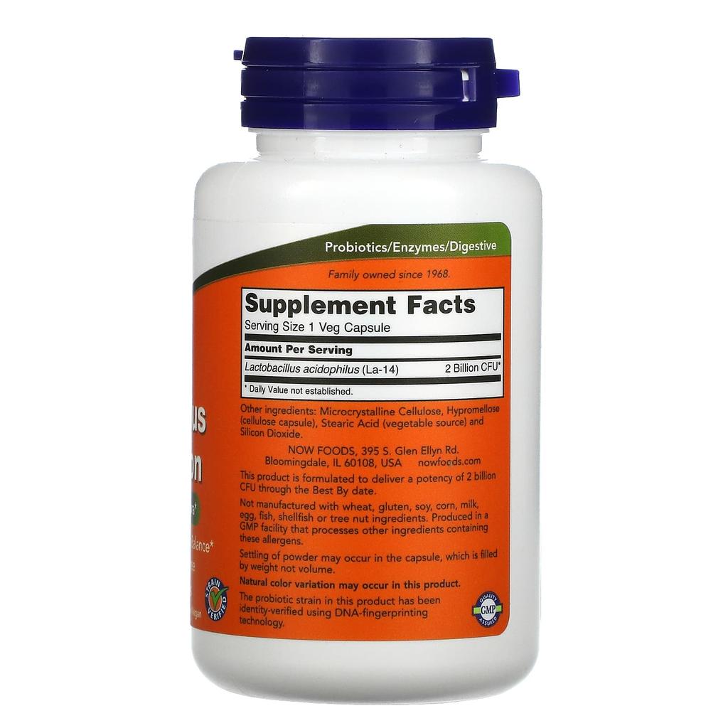 Acidophilus, 2 Billion, 100 Veggie Caps