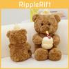 Birthday Cake Bear Animal Plush Toy Cartoon Stuffed Doll Room Gift Decoration