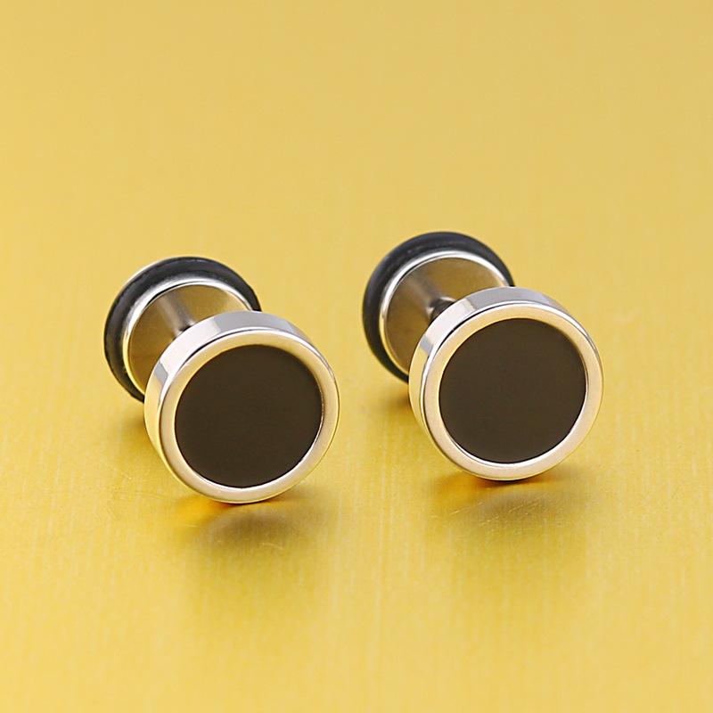 1Pair 16G Silvery Round Stud Earrings for Women Men, 316L Stainless Steel Cartilage Tragus Helix Stud Piercing Jewelry
