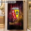 Beach Towelracing club de lens Custom Name Text Personalized Soft Towel for Beach Pool Indoor Home Decor Gift