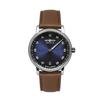 ZEPPELIN Men's Watch, New Captains Line 8643-3, Quartz Movement, 50m Water Resistance, Mineral Glass, Dark Blue Dial, Stainless Steel