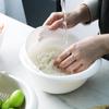 Кухонная корзина с двойным сливом, чаша, корзина для хранения посуды, ситечки, миски, дуршлаг для чистки овощей, инструмент, бытовые приспособления