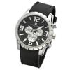 [Salvatore Marra] Men's Watch Chronograph Business Analog Quartz Black SSBKBK with Cross