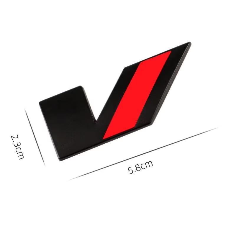 1.8x7см/2.3x5.8см Металлический Значок Наклейка на Автомобиль подходит для Cadillac Sport V Логотип XT4 XT5 XT6 CT4 CT5 CT6 Наклейки с Логотипом Performance