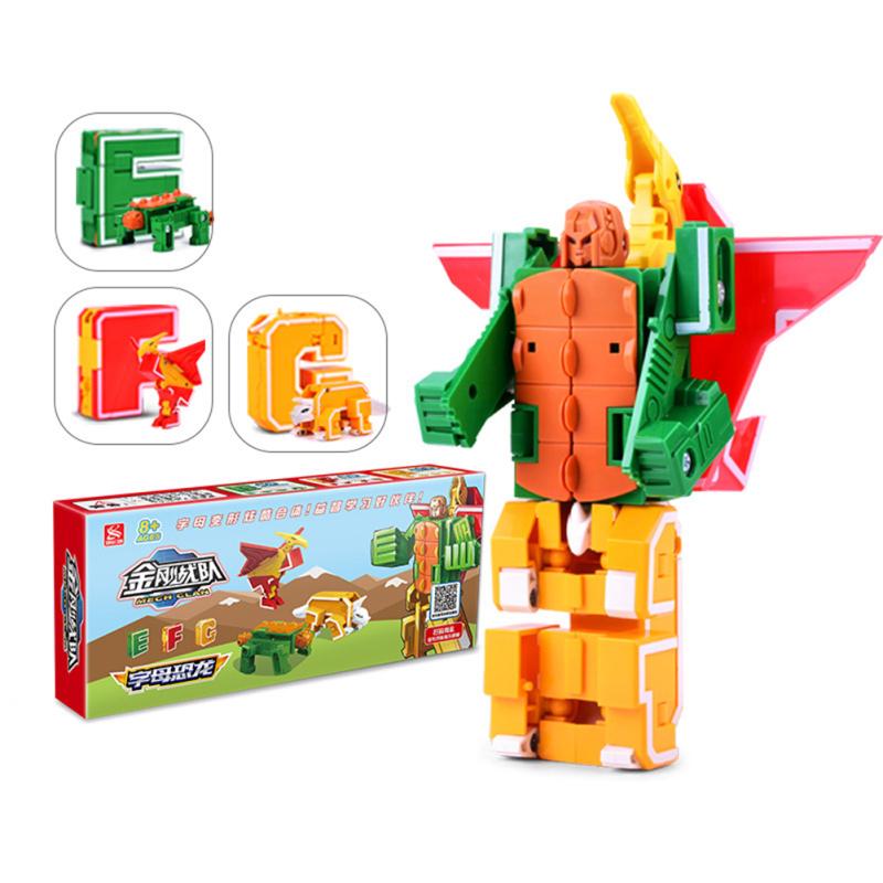 Команда Кинг-Конг, английский алфавит, деформация динозавра, игрушка для раннего образования, подарок