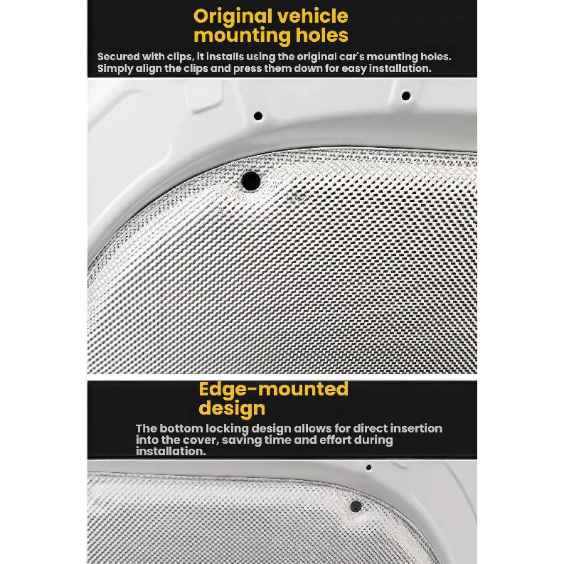 For BMW 3 Series G20 2020~2025 2024 Car Engine Hood Sound Pads Heat Insulation Cotton Covers Fireproof Carpets Auto Accessoriess Heat Shields 2