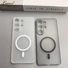 Матовый тонкий чехол Magsafe для Samsung Galaxy S26 S25 Ultra S24 S23 Plus, магнитная беспроводная зарядка, мягкий ТПУ, матовый тонкий чехол