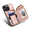 Wallet Crossbody for iPhone 12/13/14 ProMax Phone Case with Lanyard Strap Cover, PU Protective Handbag Zipper for Samsung