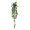 1 шт. Искусственная эвкалиптовая лоза Поддельные подвесные растения Подвесное растение эвкалипта в горшке для декора дома, стены, патио, сада, для внутреннего и наружного использования