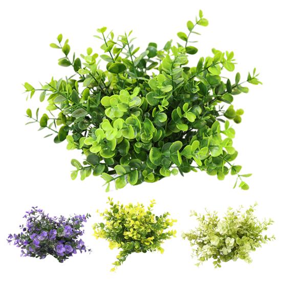 Пластиковый цветок, имитация эвкалипта, не увядающий, необычный, красивый свадебный искусственный стебель с листом