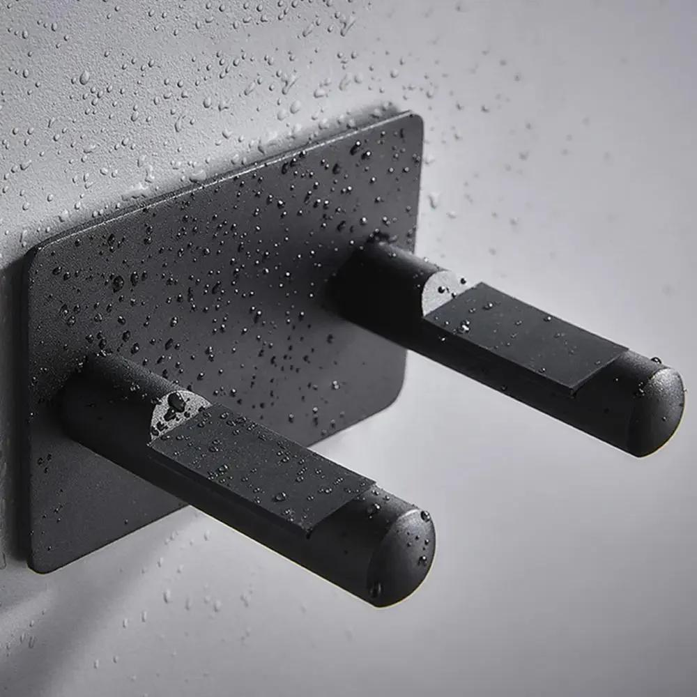 Подставка для фена, экономящая место, настенная стойка для хранения фена без отверстий, алюминиевый кронштейн для Dysons