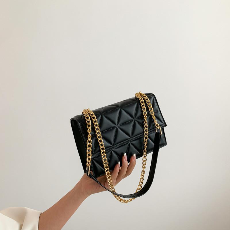 Stylish Pu Leather Small Box Handbag For Women With Magnetic Closure And Sleek Design