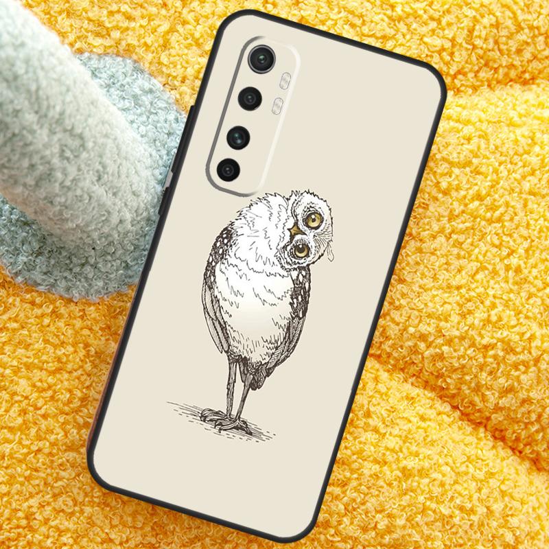 Милый чехол-мультяшная сова для Xiaomi 15 14 Ultra 13T 14T 15T Pro 17 Pro Max Чехол для POCO X7 Pro X5 X6 F5 F6 F7