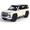1/32 BYD Look Upat U8 SUV Модель автомобиля из литого металла Игрушечный внедорожник Модель автомобиля Моделирование Звук и свет Детский подарок
