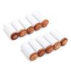 10PCS Pool Cue Tips Hard Plastic Cue Stick Ferrules Billiard Cue Head 12MM / 13MM Outer Diameter