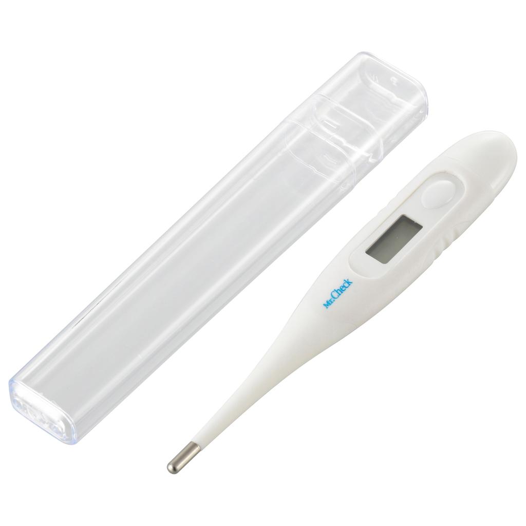 Flexible Electronic Thermometer with High Fever Notification Buzzer Mr.Check MT219-BWC2W 08-0692