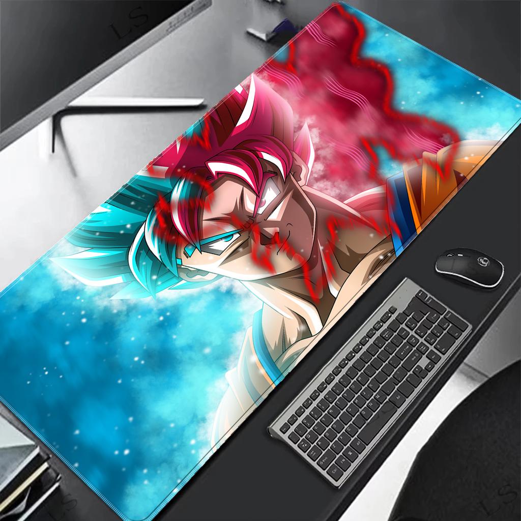 Cm Mouse Pad Dragon Ball Anime Gamer Large Son Goku Computer Notebook Mousepad Carpet Gaming Accessories Keyboard Desk Mat