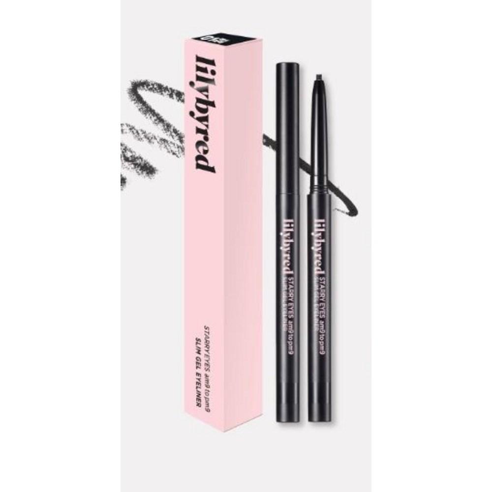 lilybyred Тонкий карандаш для глаз 0,14 г, 1 матовый черный, 2 шт.