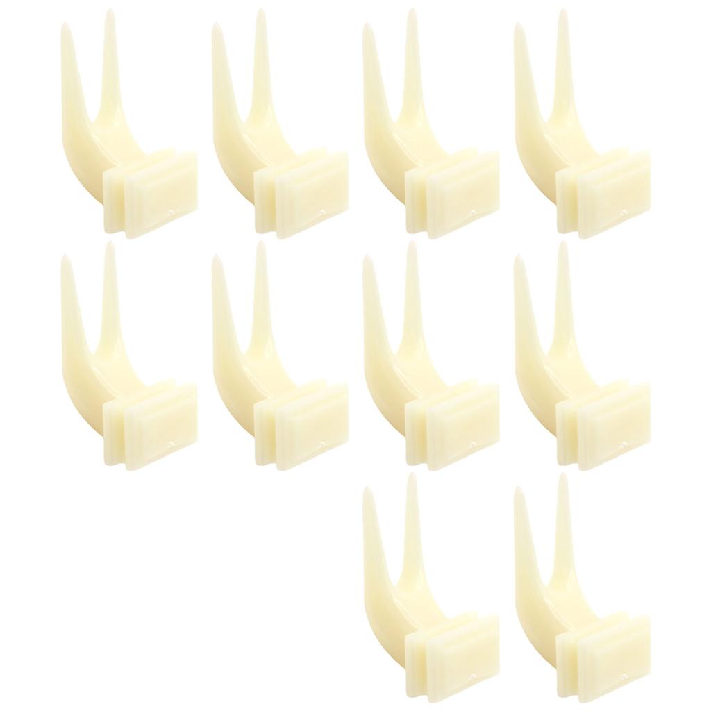 10PCS Bird Forks Food Holder Birdcage Foraging Fruit Holder Plastic Parrot Skewer Treats Feeding Tool for Small Birds