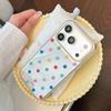 Яркий чехол для телефона в горошек для iPhone 16, iPhone 17 и iPhone 17 Pro Max