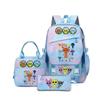 New Rhythm Box Sprunki Music Game Schoolbag Backpack Pencil Case Three-piece Set Student Heat Transfer Backpack D