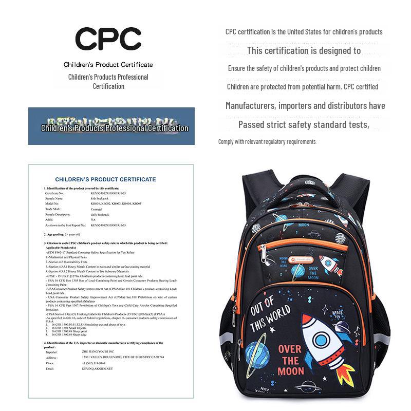 2024 Детский рюкзак большой вместимости для учеников 3-6 классов