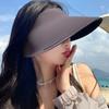Breathable Traceless Sun Hat Foldable Women Sun Hat Seamless Visor Cap  Outdoor Sports Cap
