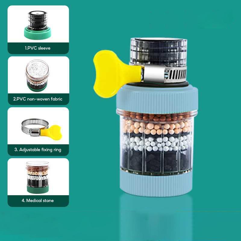 6 слоев фильтра для воды очиститель крана вращающийся на 360 градусов водосберегающий фильтр для крана-бамблера